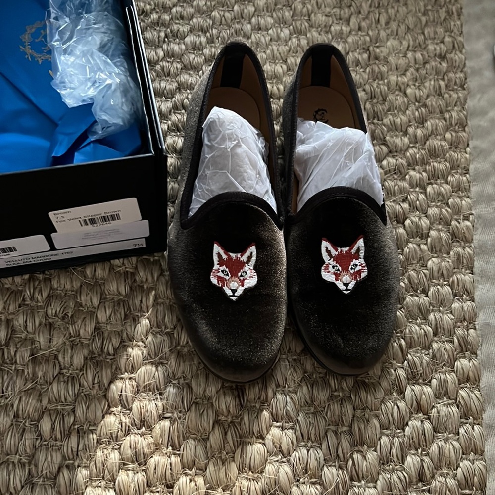 Del toro fox loafer 7.5 brown